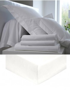 Drap housse Blanc des Vosges Paprika 2